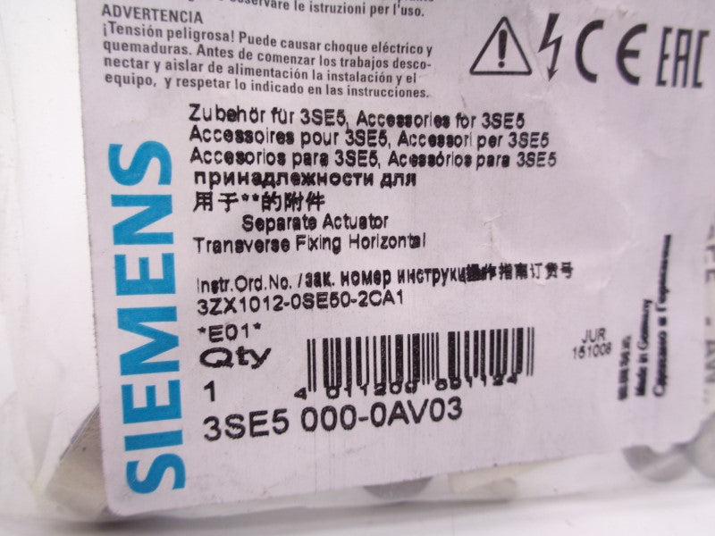 SIEMENS 3SE5000-0AV03 NSMP