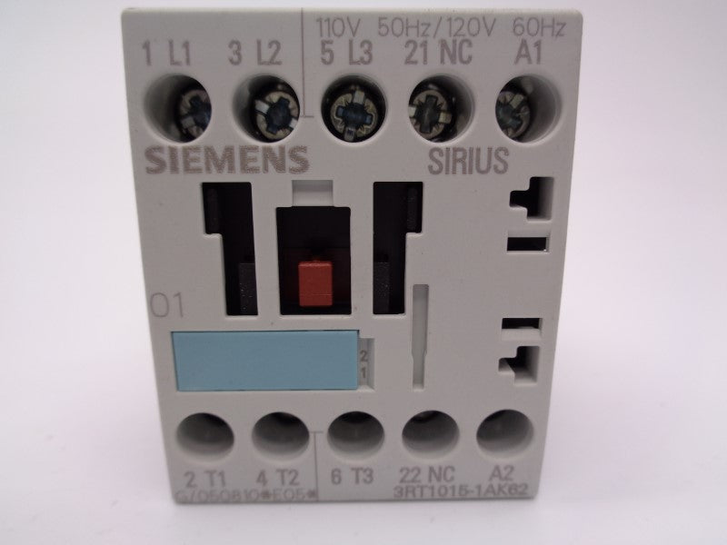 SIEMENS 3RT1015-1AK62 110/120V NSNP