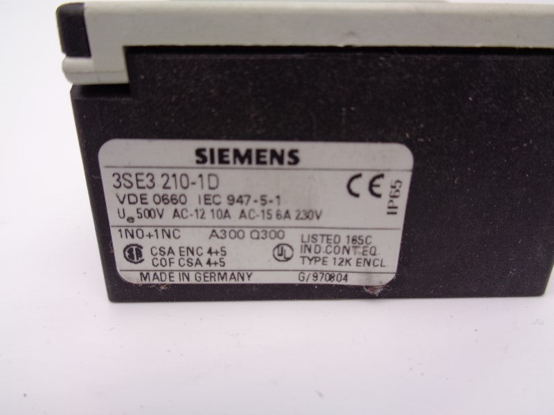 SIEMENS 3SE3210-1D NSNP