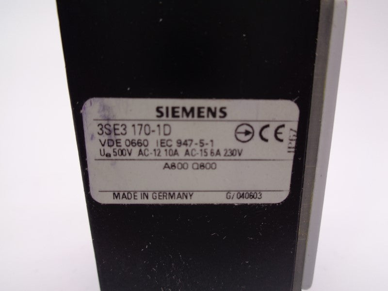 SIEMENS 3SE3170-1D NSNP