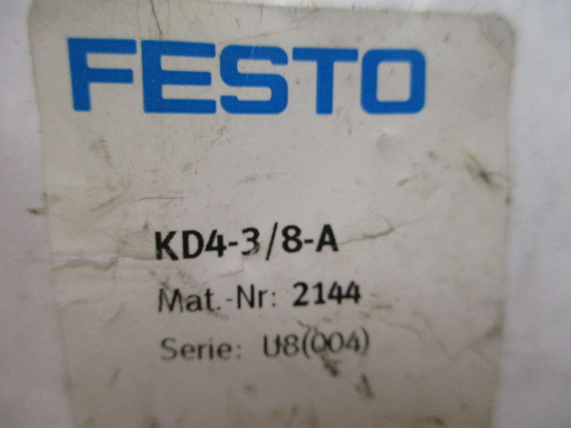FESTO KD4-3/8-A NSMP