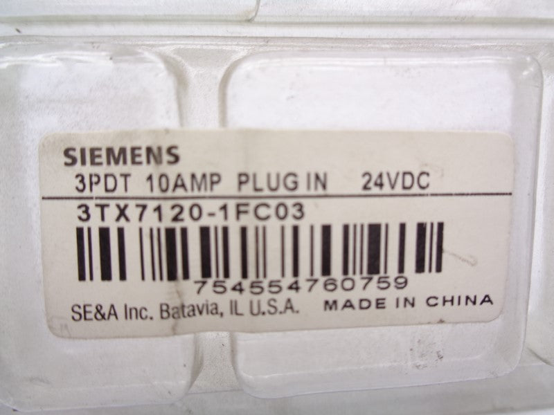 SIEMENS 3TX7120-1FC03 10A 240VAC NSMP
