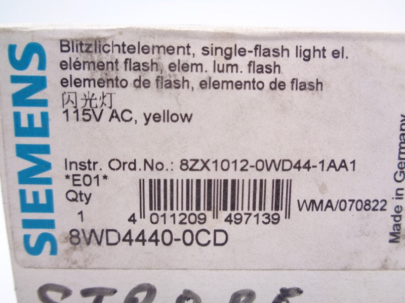 SIEMENS 8WD4440-0CD 115VAC NSMP