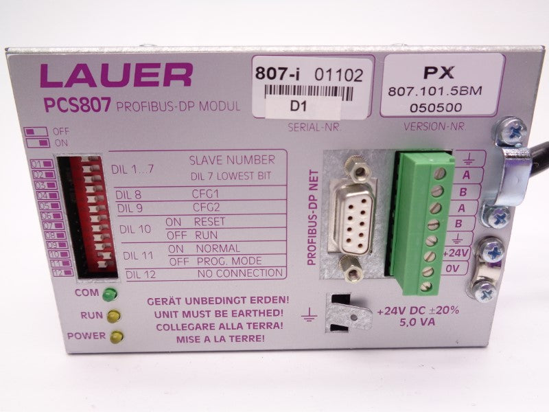 LAUER PCS807 NSMP