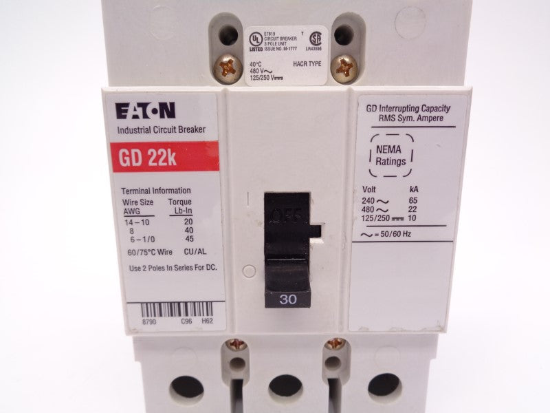 EATON GD3030 30A 480V NSMP