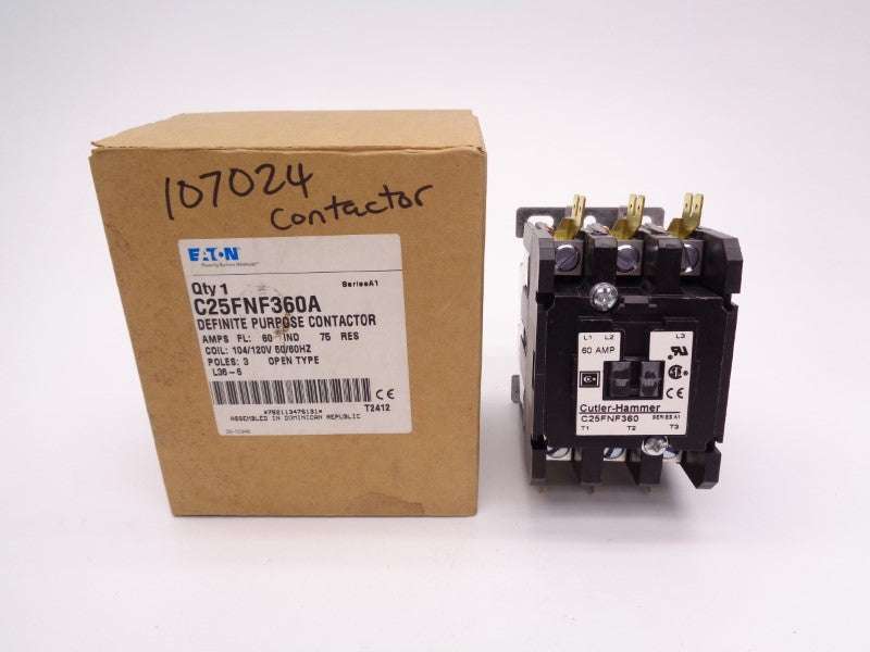 EATON C25FNF360A SER. A1 104/120V 60A NSMP