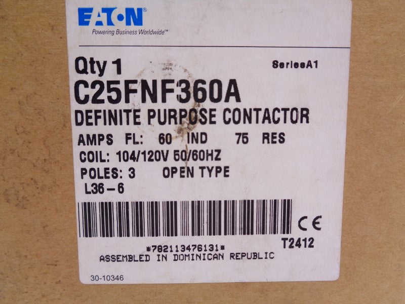 EATON C25FNF360A SER. A1 104/120V 60A NSMP