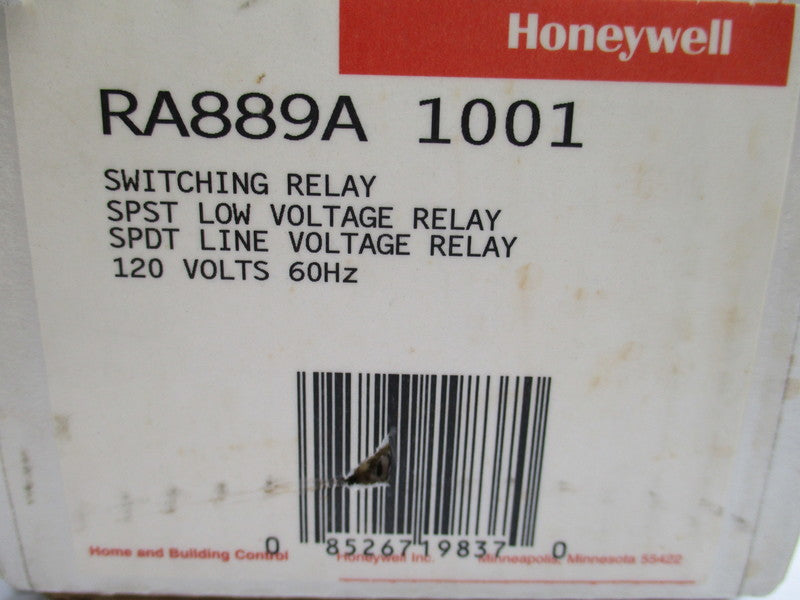 HONEYWELL RA889A-1001 SWITCHING RELAY 120V 60HZ NSMP
