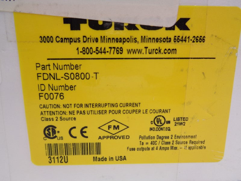 TURCK FDNL-S0800-T NSMP