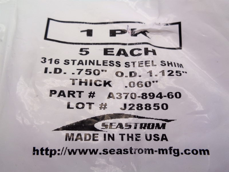 SEASTROM A370-894-60 (PKG OF 5) NSMP