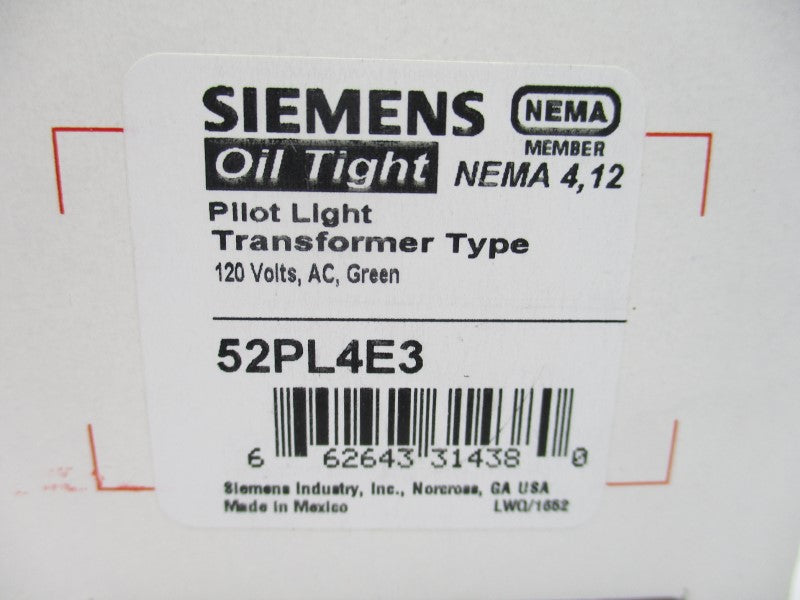 SIEMENS 52PL4E3 NSMP