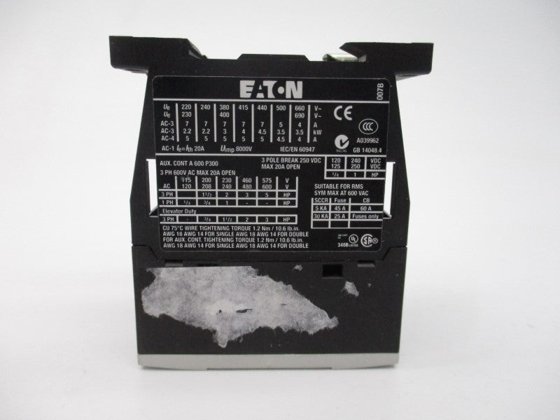 EATON XTCE007B10 110/120V NSNP