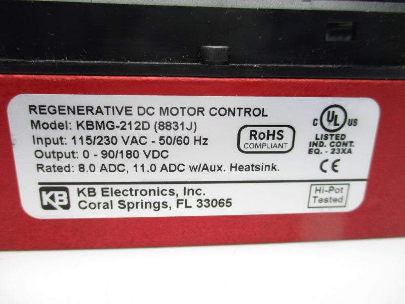 KB ELECTRONICS KBMG-212D (8831J) UNMP