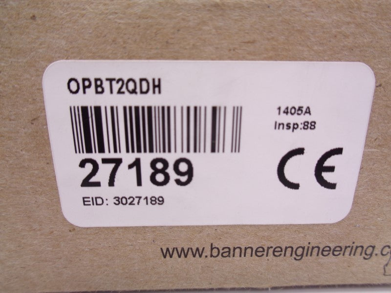 BANNER ENGINEERING OPBT2QDH 27189 NSMP