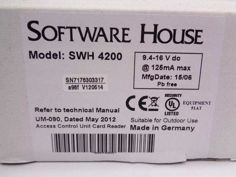 SOFTWARE HOUSE SWH-4200 NSMP