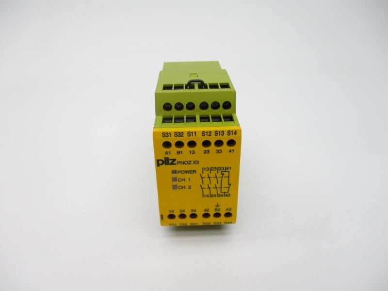 PILZ PNOZ-X3-230VAC-24VAC/DC-3N/O-1N/C-1SO UNMP