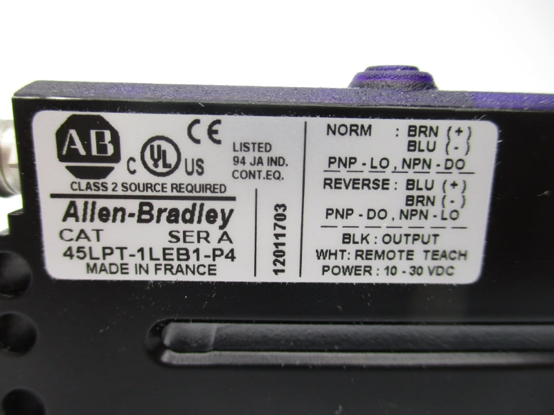 ALLEN BRADLEY 45LPT-1LEB1-P4 SER.A NSMP