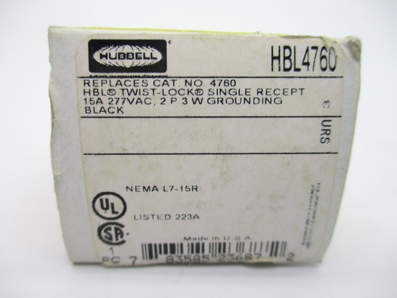 HUBBELL HBL4760 277VAC 15A NSMP