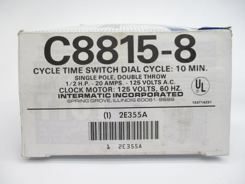 INTERMATIC C8815-8 NSMP