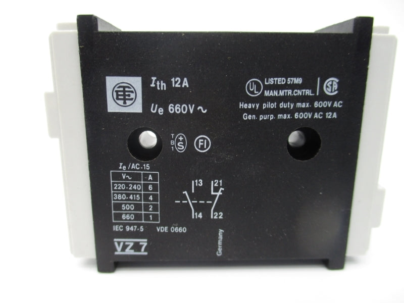 TELEMECANIQUE VZ7 660V 12A NSNP