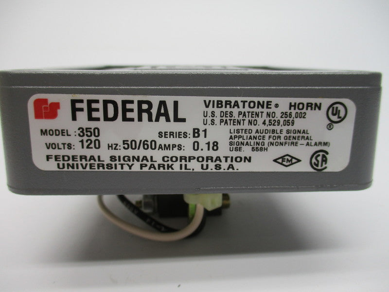 FEDERAL SIGNAL 350-120-30 SER. B1 4A967 NSMP