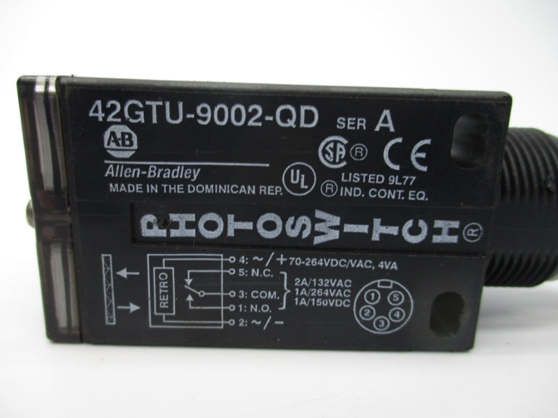 ALLEN BRADLEY 42GTU-9002-QD SER. A 70-264VAC/DC 2A NSNP