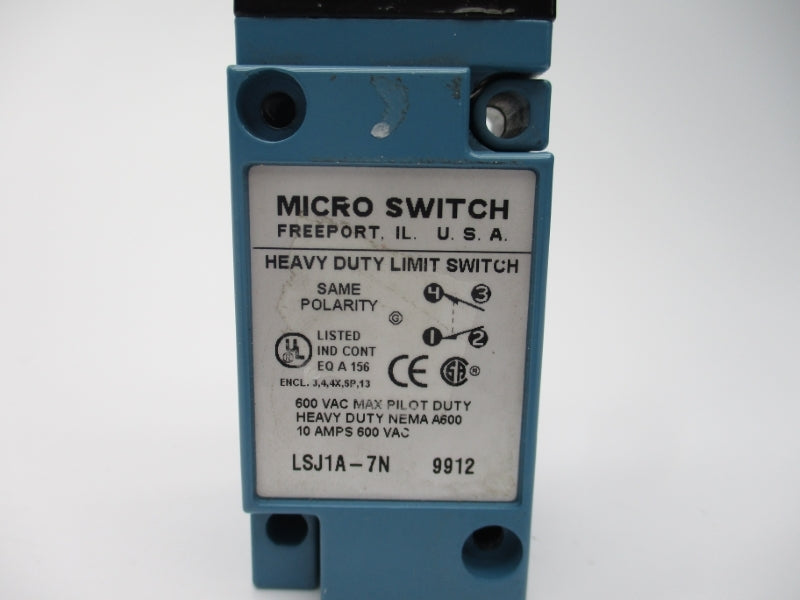 MICRO SWITCH LSJ1A-7N UNMP
