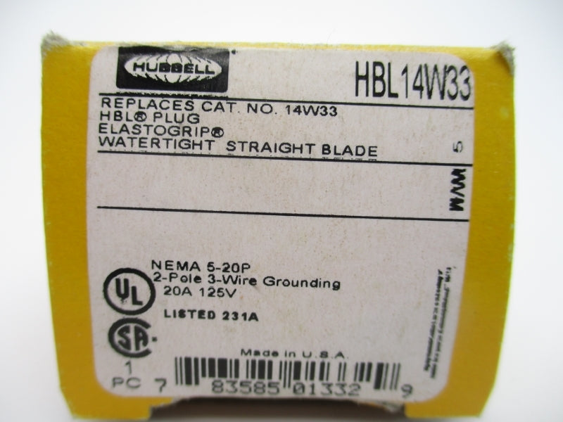 HUBBELL HBL14W33 NSMP