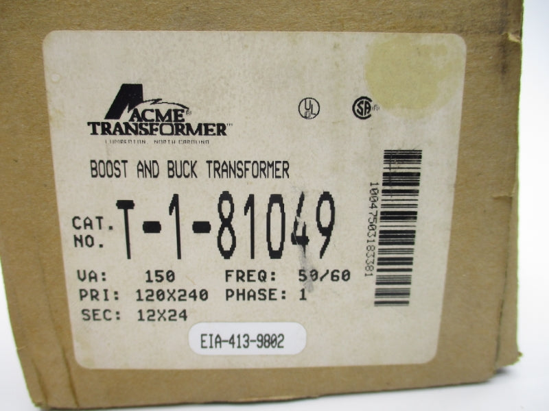 ACME TRANSFORMER T-1-81049 NSMP