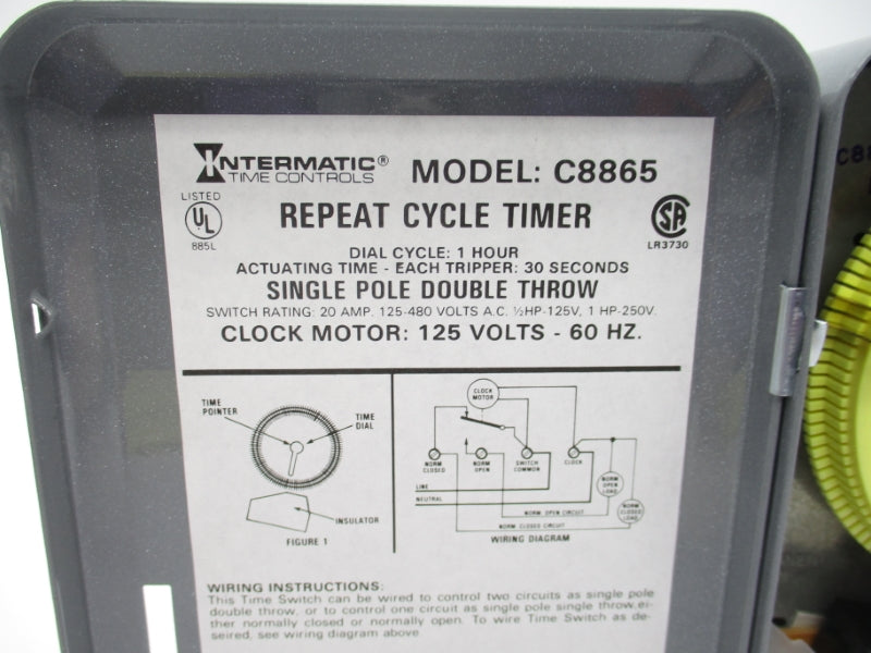 INTERMATIC C8865-8 NSMP