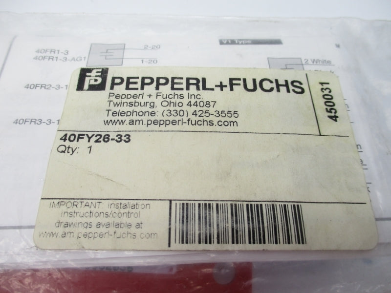 PEPPERL+FUCHS 40FY26-33 450031 10-30VDC NSMP