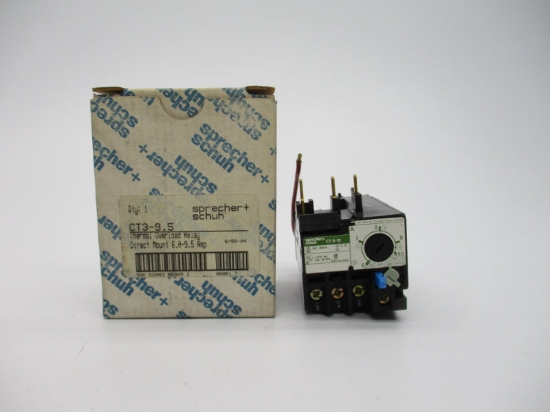 SPRECHER+SCHUH CT3-9.5 6.0-9.5A 380V NSMP
