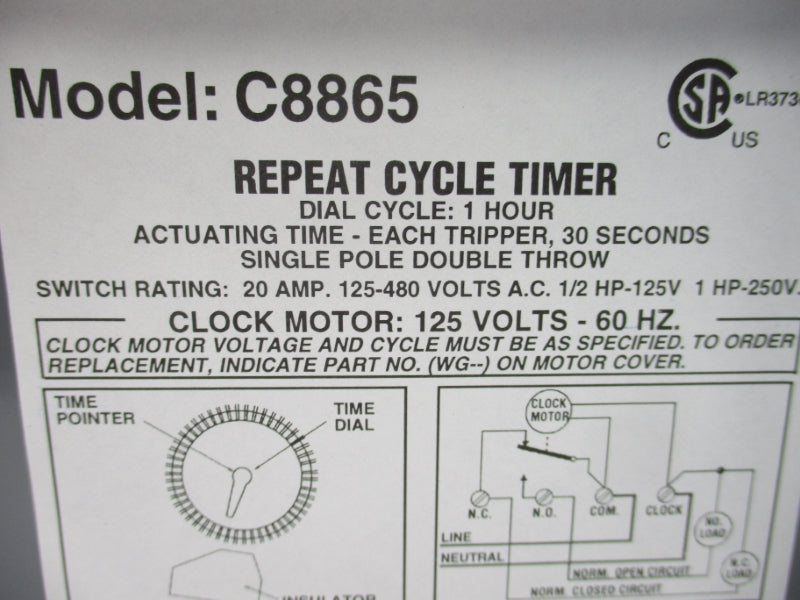 INTERMATIC C8865 NSMP