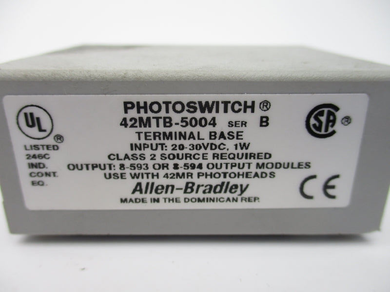 ALLEN BRADLEY 42MTB-5004 SER. B (AS PICTURED) NSNP