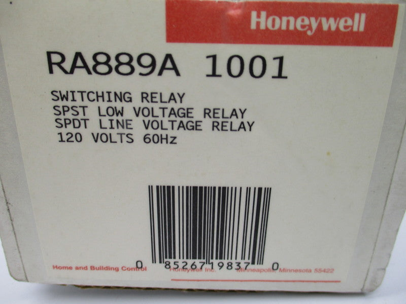 HONEYWELL RA889A 1001 SWITCHING RELAY 120VAC 60HZ NSMP