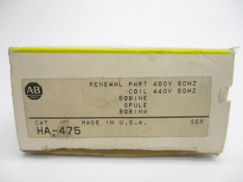 INDUSTRIAL SPARE PART HA-475 440/480V (BK/YL) NSMP