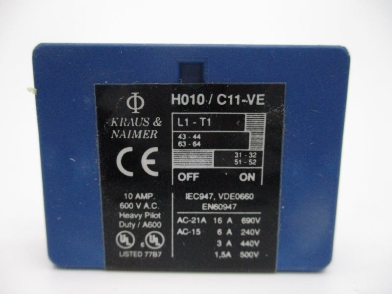 KRAUS & NAIMER H010/C11-VE NSMP