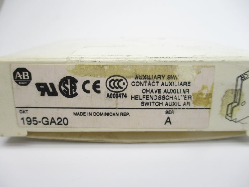 INDUSTRIAL SPARE PART 195-GA0 SER. A NSMP