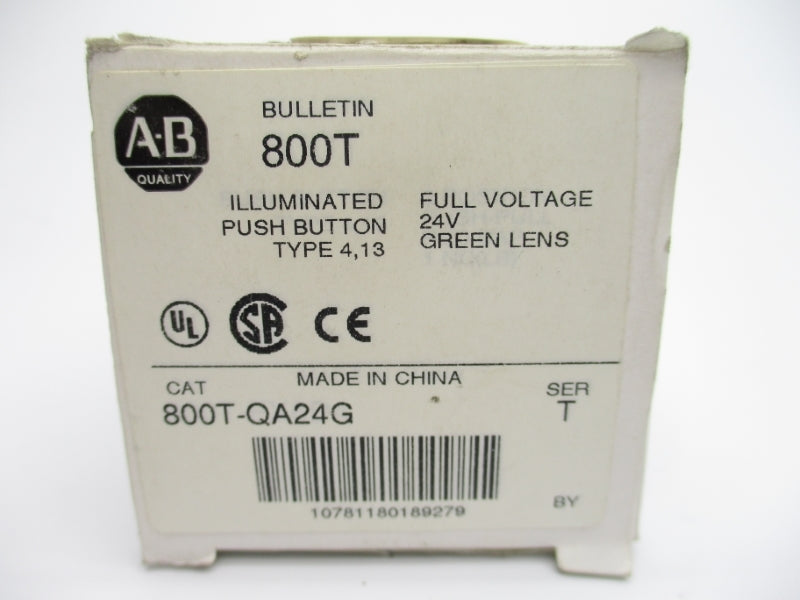 ALLEN BRADLEY 800T-QA24G SER. T (AS PICTURED) NSMP