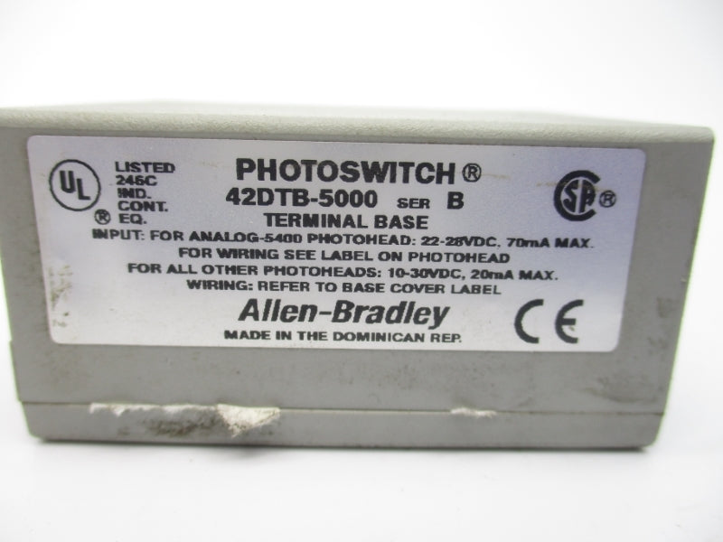 INDUSTRIAL SPARE PART 42DTB-5000 SER. B 22-28VDC UNMP
