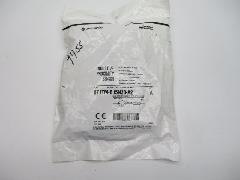 INDUSTRIAL SPARE PART 871TM-B15N30-A2 SER. A 40-250VAC/DC NSMP