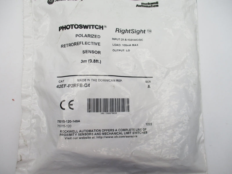 ALLEN BRADLEY 42EF-P2RFB-G4 SER. A NSMP