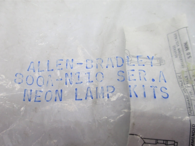 ALLEN BRADLEY 800A-N110 SER. A NSMP