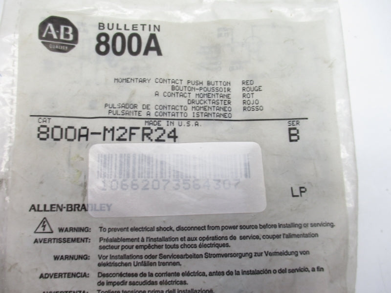 ALLEN BRADLEY 800A-M2FR24 SER. B NSMP
