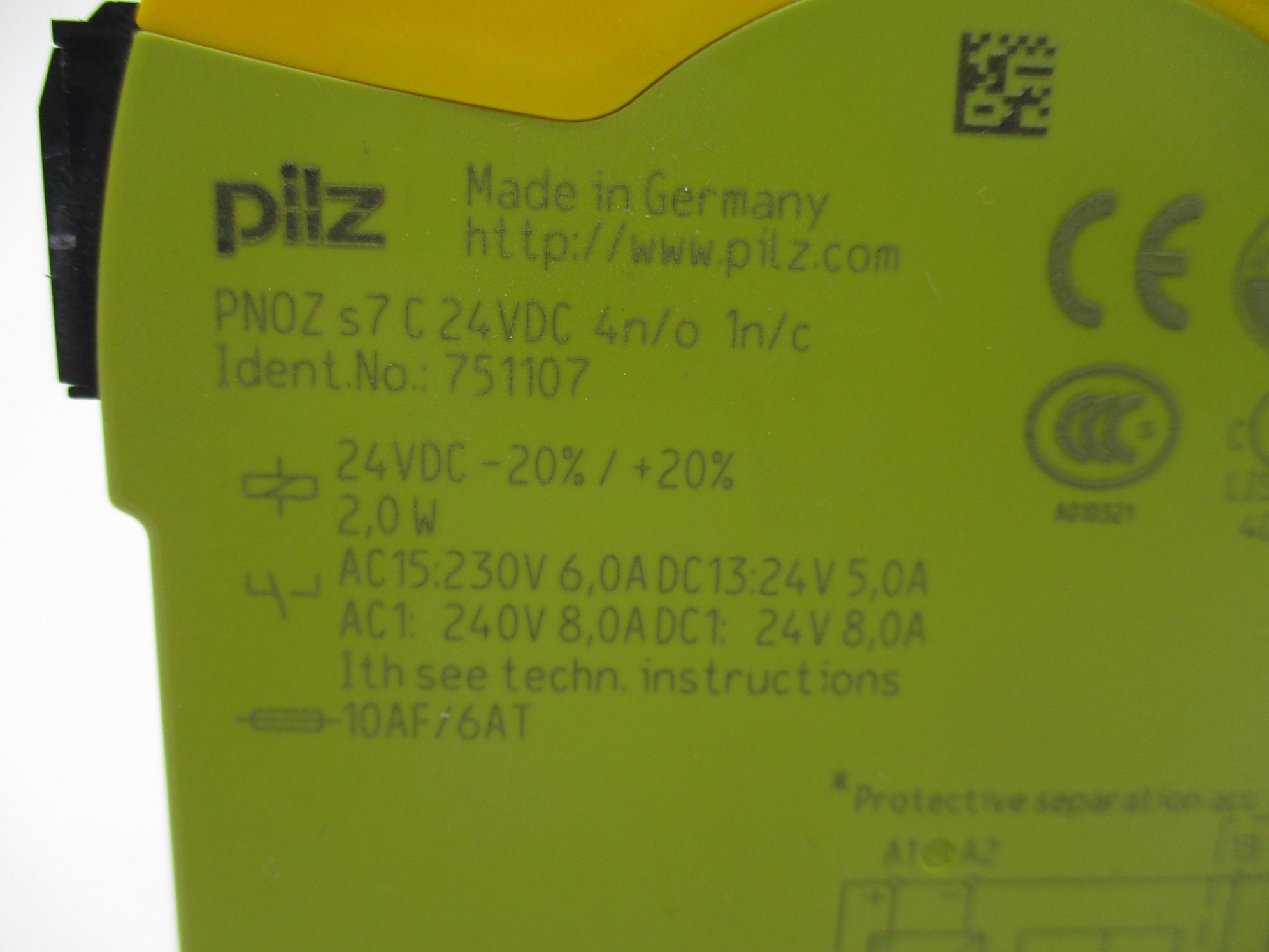 PILZ PNOZS7C 751107 24VDC NSNP