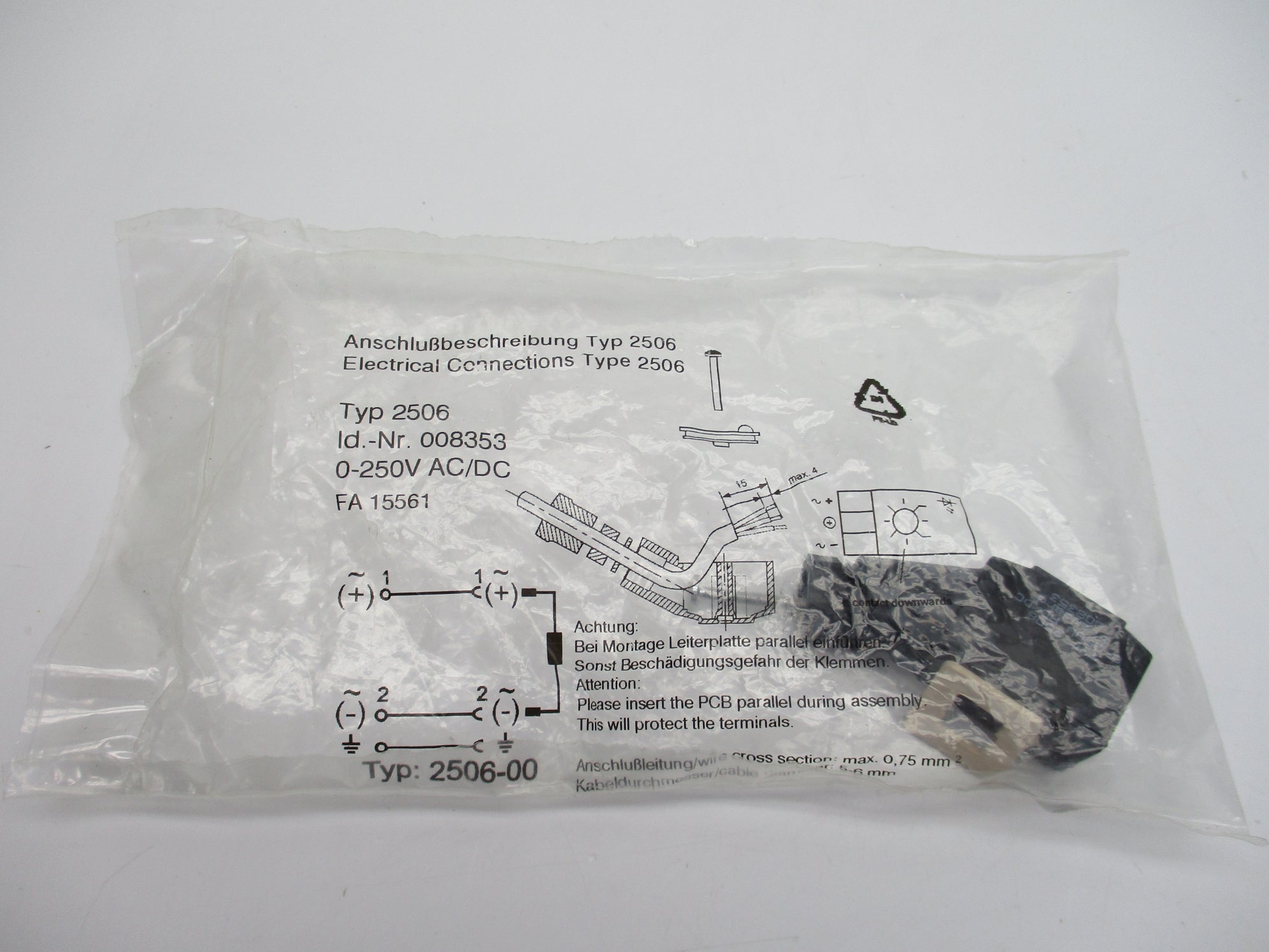 ANSCHLUSSBESCHREIBUNG 2506 NSMP