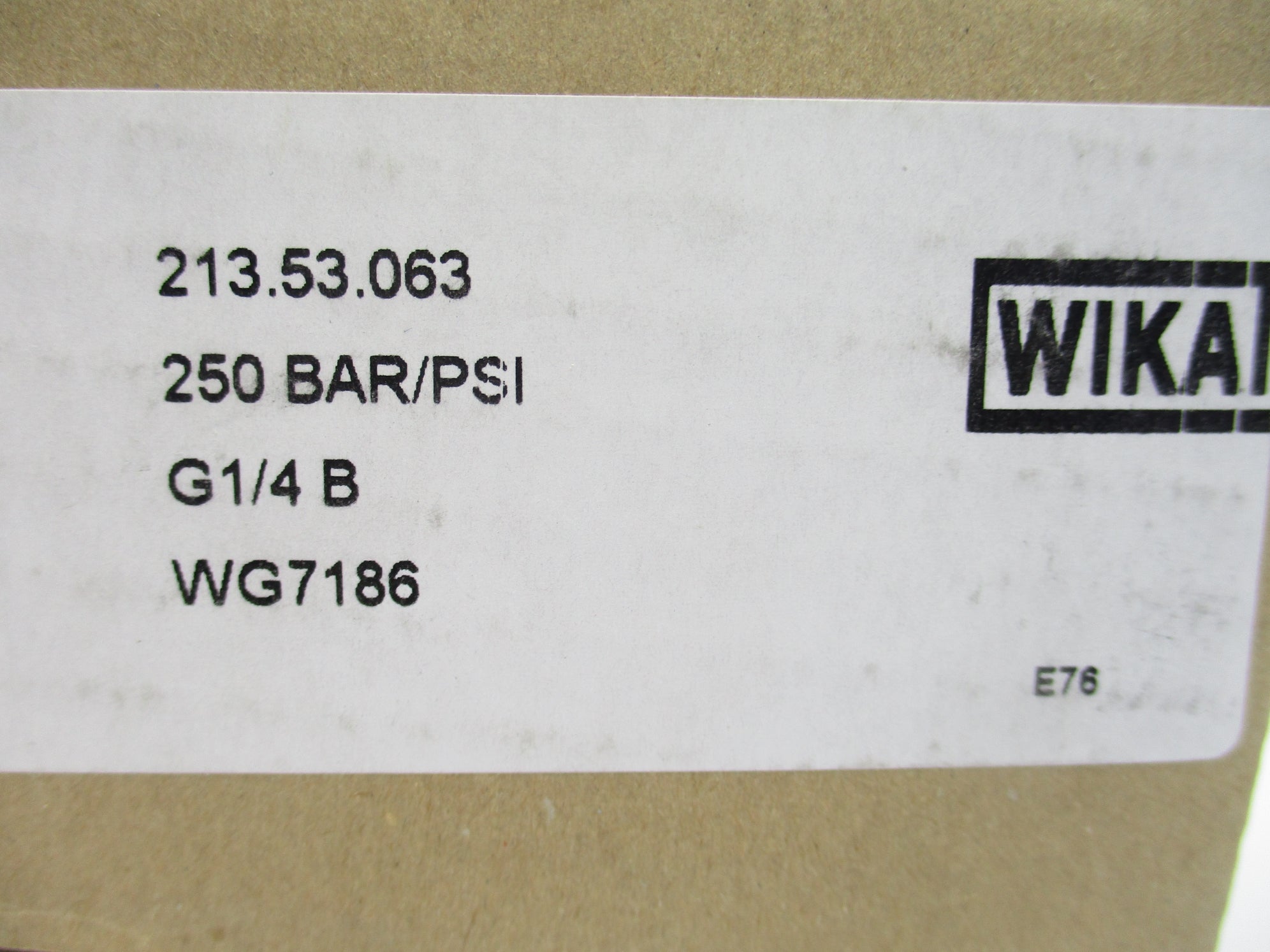 WIKA 213.53.063 NSMP