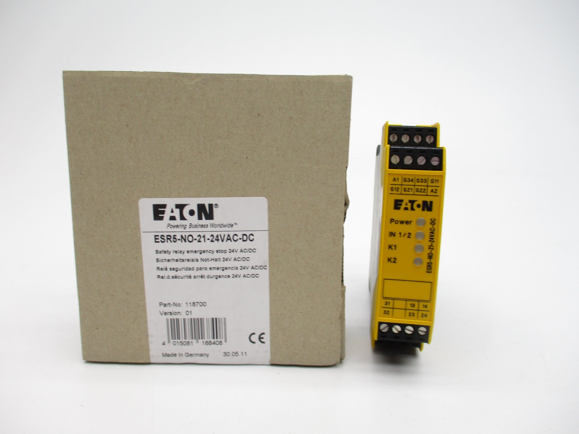 EATON 118700 ESR5-NO-21-24VAC-DC 24V NSMP