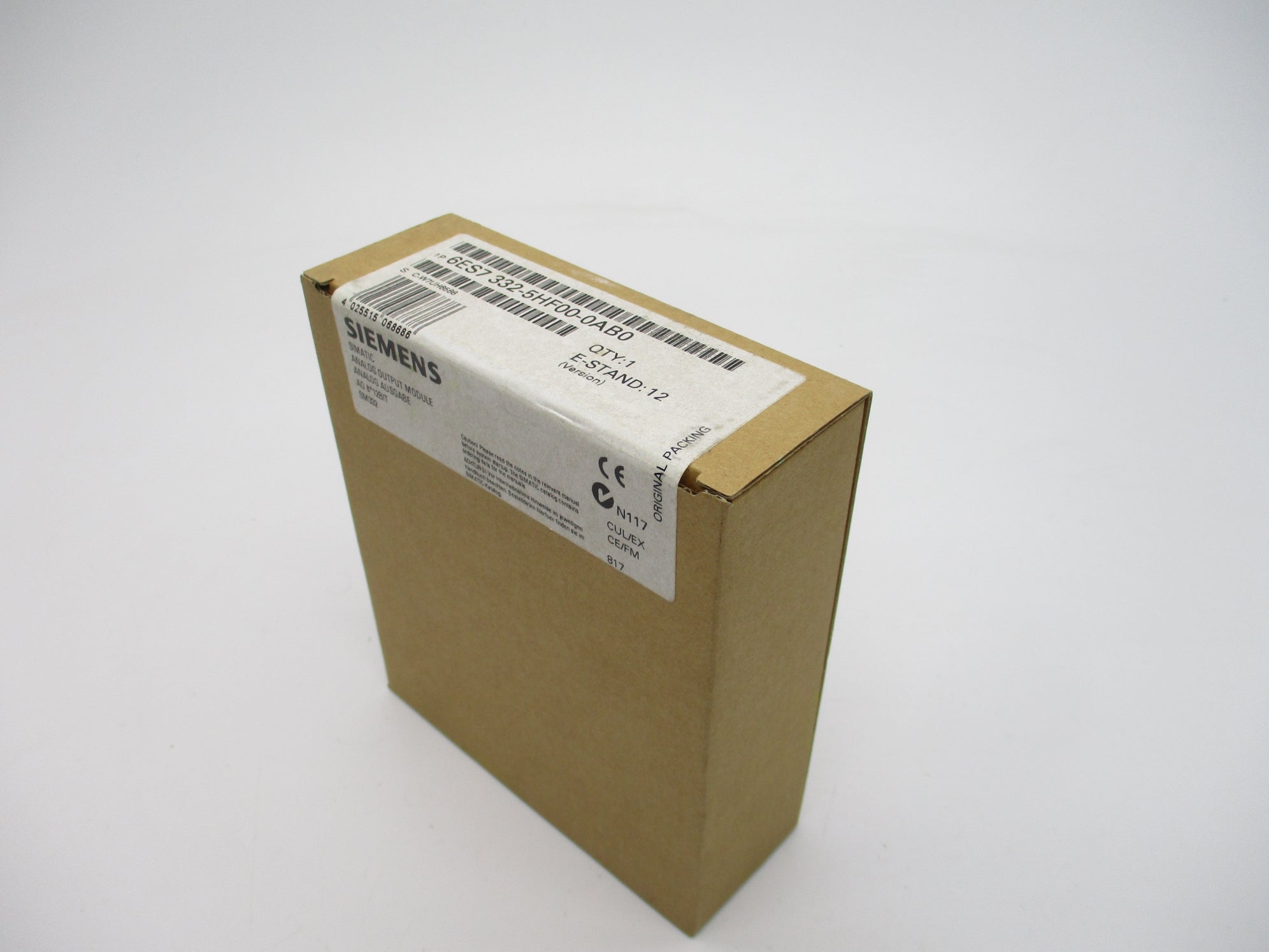 SIEMENS 6ES7332-5HF00-0AB0 NSFS