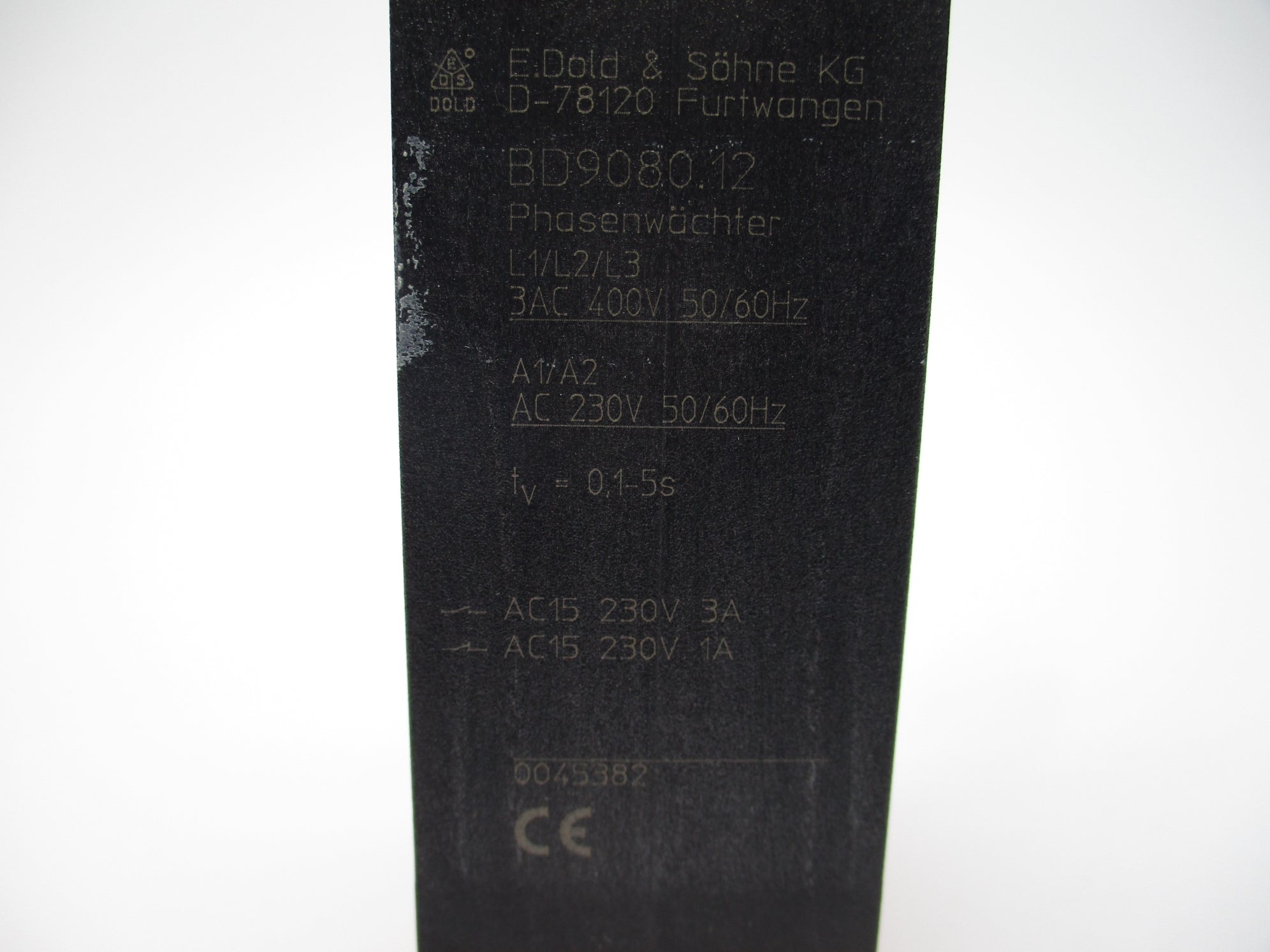 E. DOLD & SOHNE BD9080.12-3AC400V-50/60HZ-AC230V-50/60HZ NSNP